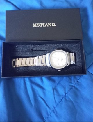 Reloj Poedagar Plata y Blanco