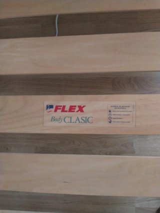 Somier plegable madera y colchón