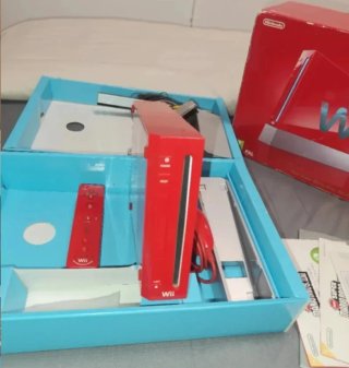 Nintendo Wii Edición 25 Aniversario Roja en CAJA