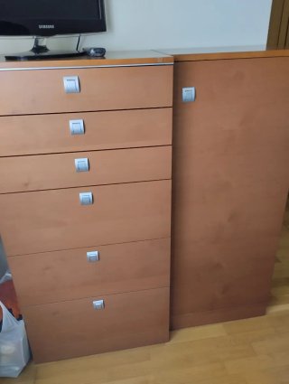 Dormitorio completo madera