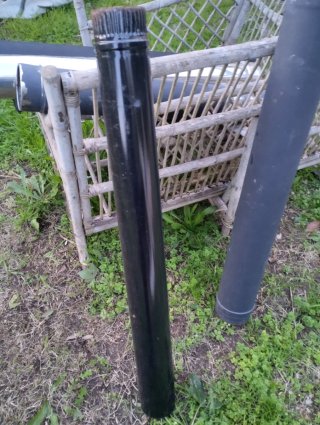 Tubos de chimenea metal y plástico