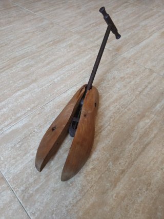 Horma zapatero antigua madera