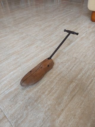 Horma zapatero antigua madera