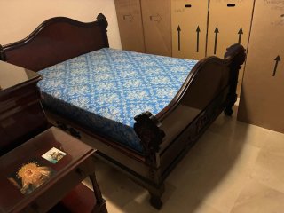 Cama completa de madera