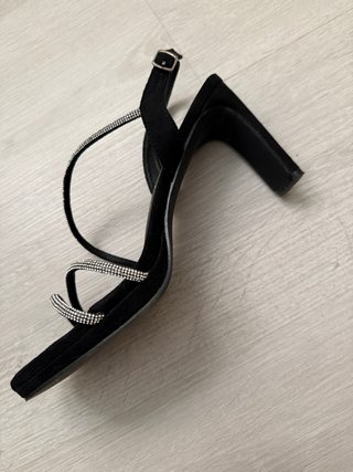Zapatos de fiesta AZAREY negros con plateado