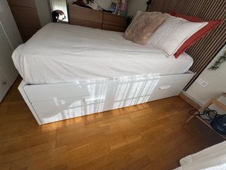 HOY 20€Cama 135cm Ikea Madera