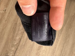 Camisa Pana Burberry Negra Hombre XL