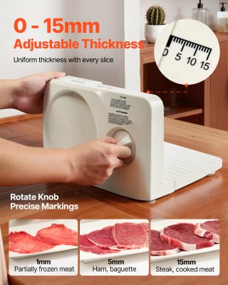 Affettatrice Elettrica per Carne Congelata Casa