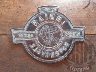 Toppa Patch Indian Motorcycle Est. 1901 USA