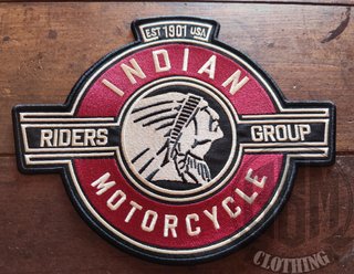Toppa Patch Indian Motorcycle Est. 1901 USA