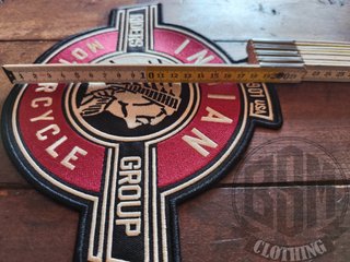 Toppa Patch Indian Motorcycle Est. 1901 USA