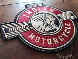 Toppa Patch Indian Motorcycle Est. 1901 USA