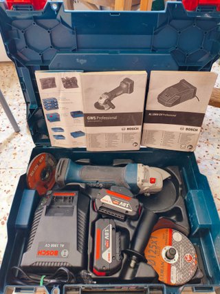 Smerigliatrice Bosch 18V 125mm senza spazzole