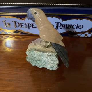 Figura Pájaro Amatista Brasil Tallado