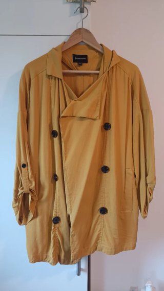Blazer Stradivarius Amarillo Talla Única