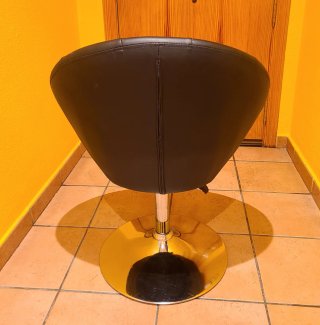 Sillón Negro Giratorio