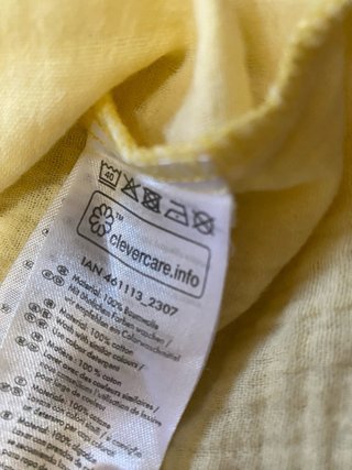 Camicia da donna a maniche corte gialla