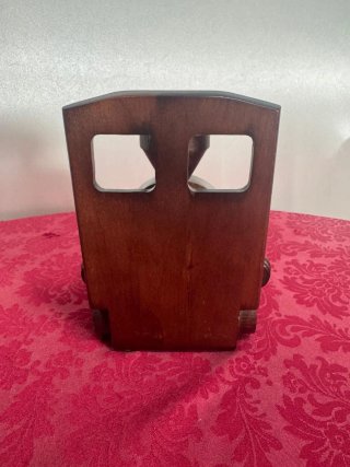 Figura tren madera decorativa