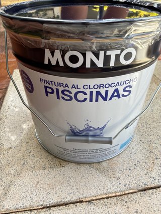 Vernice per piscine Clorocaucho Blu 12L Monto