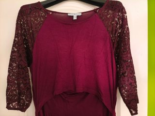 Vestido premamá y lactancia morado