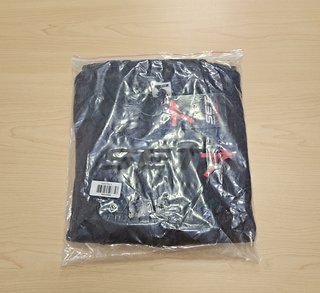 Chaqueta Chándal Luxe SET Unisex Negra Logo Rojo