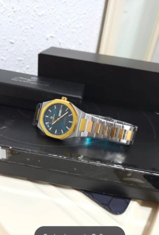 Reloj Pazomu Hombre Oro y Plata