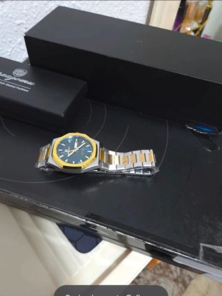 Reloj Pazomu Hombre Oro y Plata
