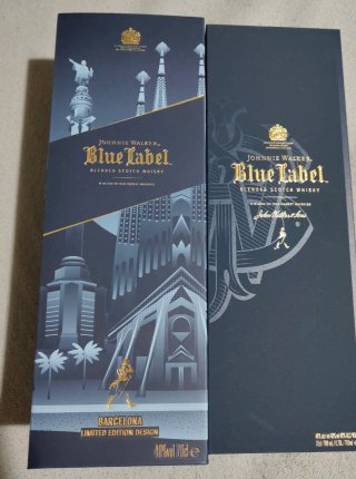 Bottiglia Johnnie Walker Blue Label Barcelona