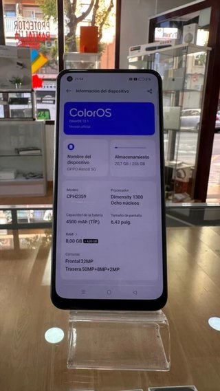 Oppo Reno8 Negro 5G 256GB