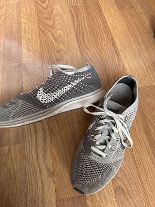 Zapatillas Nike Flyknit Beige/Gris