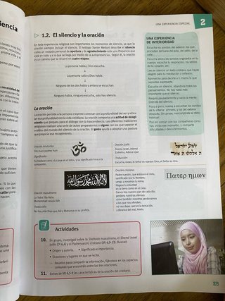 Libro Religión Católica 1ºBach Edebé