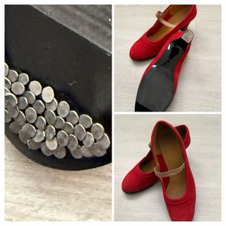 Zapatos Flamenca Rojos