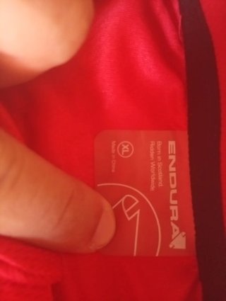 Maillot Gravel Endura Rojo Talla XL