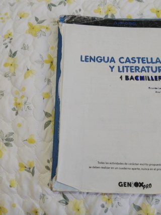 Lengua castellana y literatura I. Libro del est...