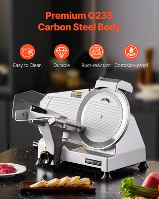Affettatrice per Carne Commerciale 254 mm 180 W