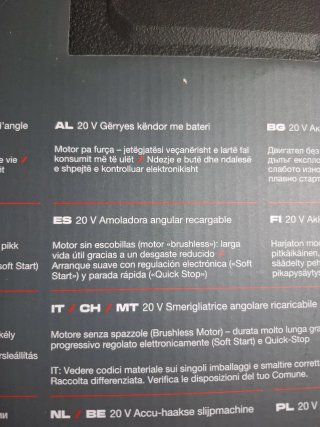Smerigliatrice angolare Radial Parkside 20V