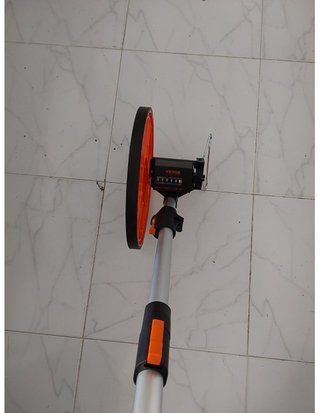 Odometro per Ruota VEVOR per Misurazione Distanza Diametro Ruota 317,5mm Topometro con Manico Telescopico