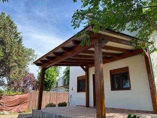 Tetto in legno con isolamento
