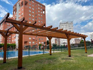 Tetto in legno con isolamento