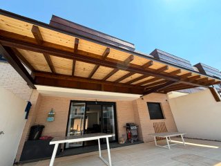 Tetto in legno con isolamento