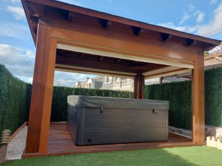 Tetto in legno con isolamento