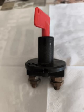 Desconectador de Batería Rojo