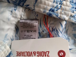 Falda de seda Zadig & Voltaire