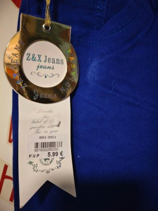 Pantalones Z&X Azules