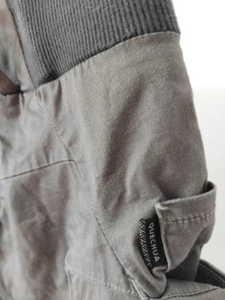 Bermudas Quechua Talla 44 Verde Oliva