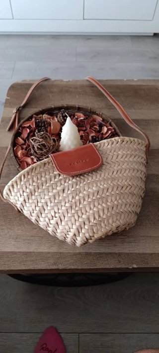 Bolso Piel de Mar Beige/Marrón