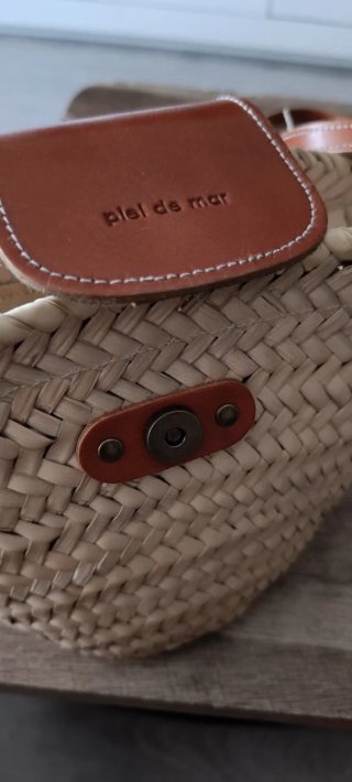 Bolso Piel de Mar Beige/Marrón