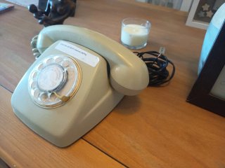 Teléfono Vintage Telefónica Beige
