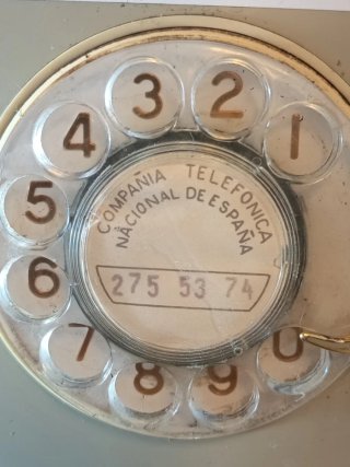 Teléfono Vintage Telefónica Beige