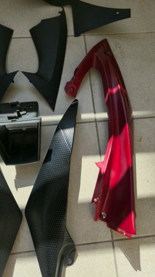 Carenagens Yamaha R6 2008 Vermelhas e Pretas